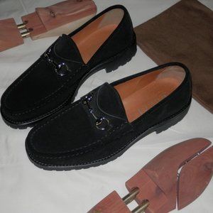 Gucci Black Suede Lug Soles